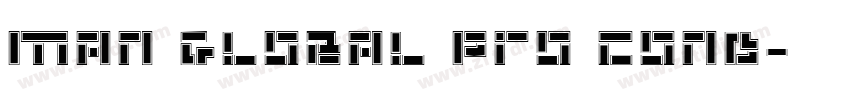 Man Global Pro Cond字体转换